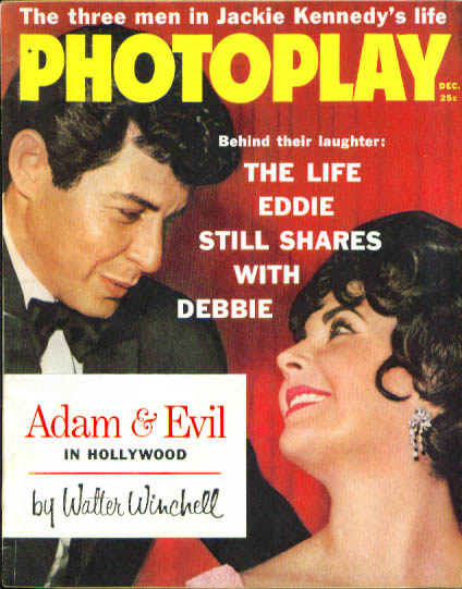 PHOTOPLAY magazine side cover Issue 607 December 1961