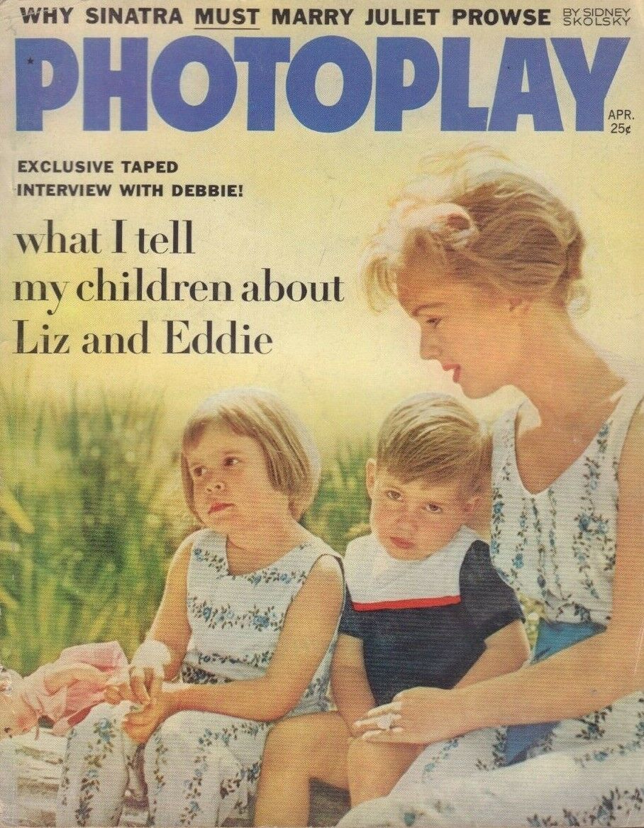 PHOTOPLAY magazine side cover Issue 611 April 1962