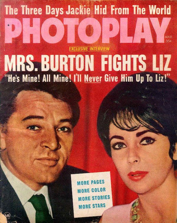 PHOTOPLAY magazine side cover Issue 622 March 1963