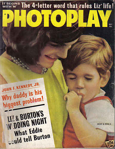 PHOTOPLAY magazine side cover Issue 629 October 1963