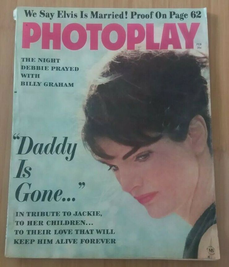 PHOTOPLAY magazine side cover Issue 633 February 1964