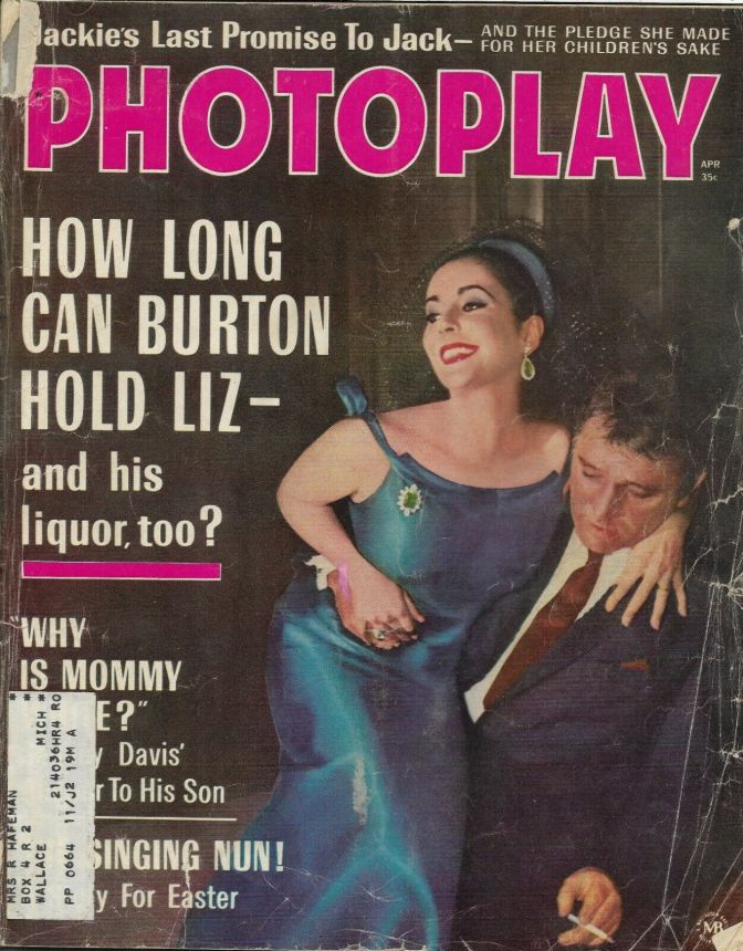 PHOTOPLAY magazine side cover Issue 635 April 1964
