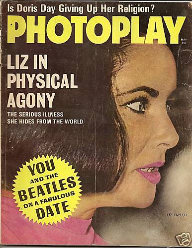 PHOTOPLAY magazine side cover Issue 636 May 1964