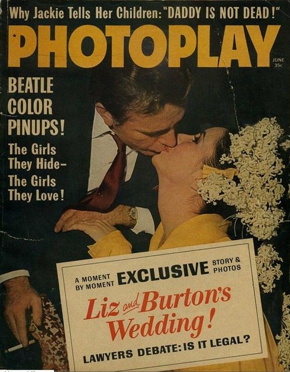 PHOTOPLAY magazine side cover Issue 637 June 1964