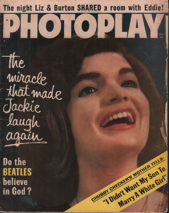 PHOTOPLAY magazine side cover Issue 638 July 1964