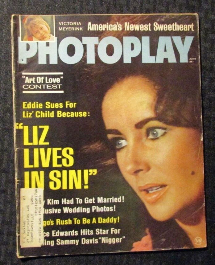 PHOTOPLAY magazine side cover Issue 649 June 1965