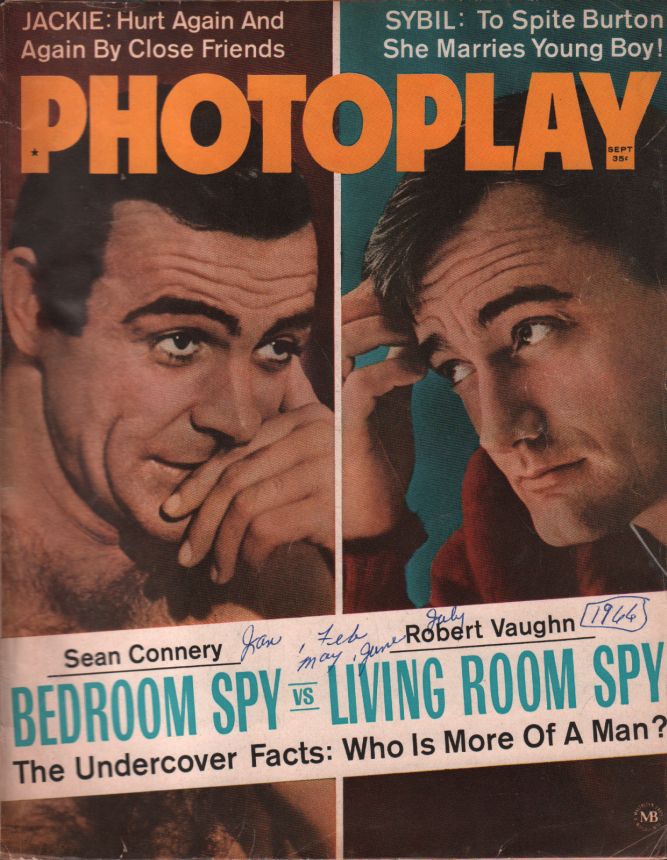 PHOTOPLAY magazine side cover Issue 652 September 1965