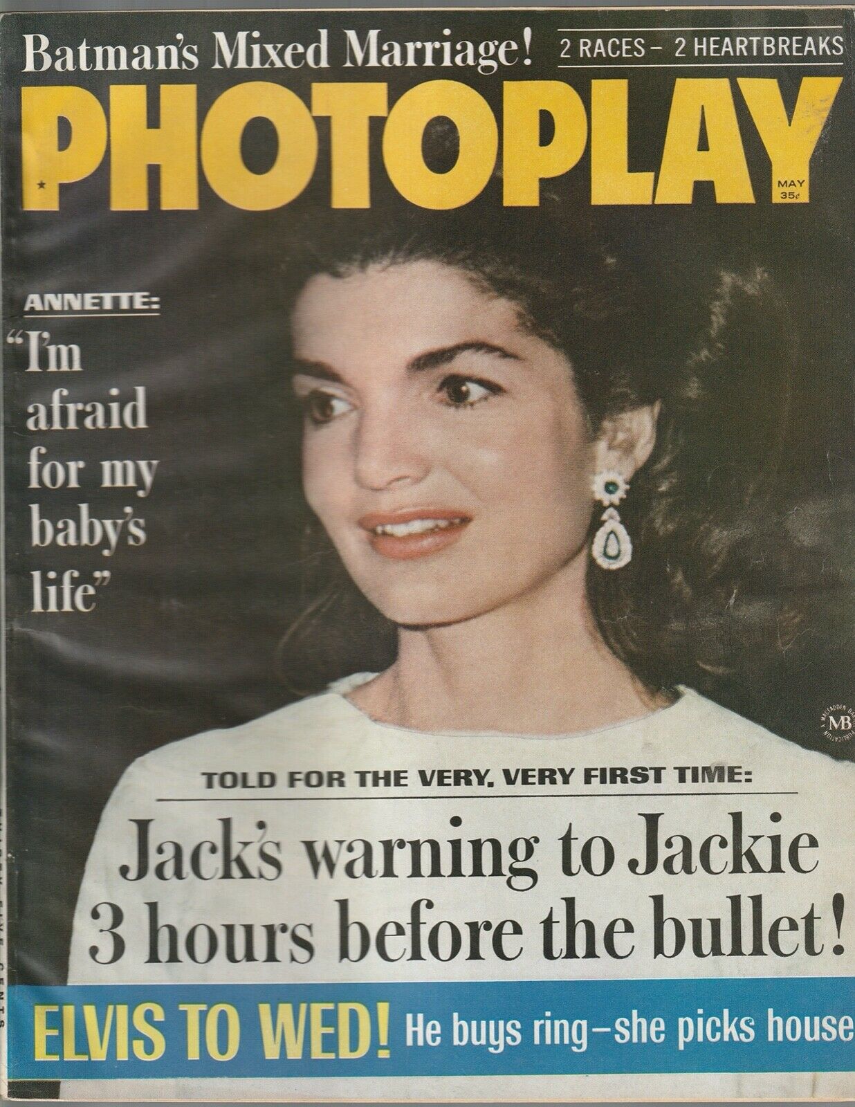 PHOTOPLAY magazine side cover Issue 660 May 1966
