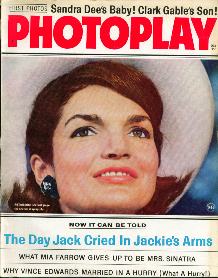 PHOTOPLAY magazine side cover Issue 665 October 1966