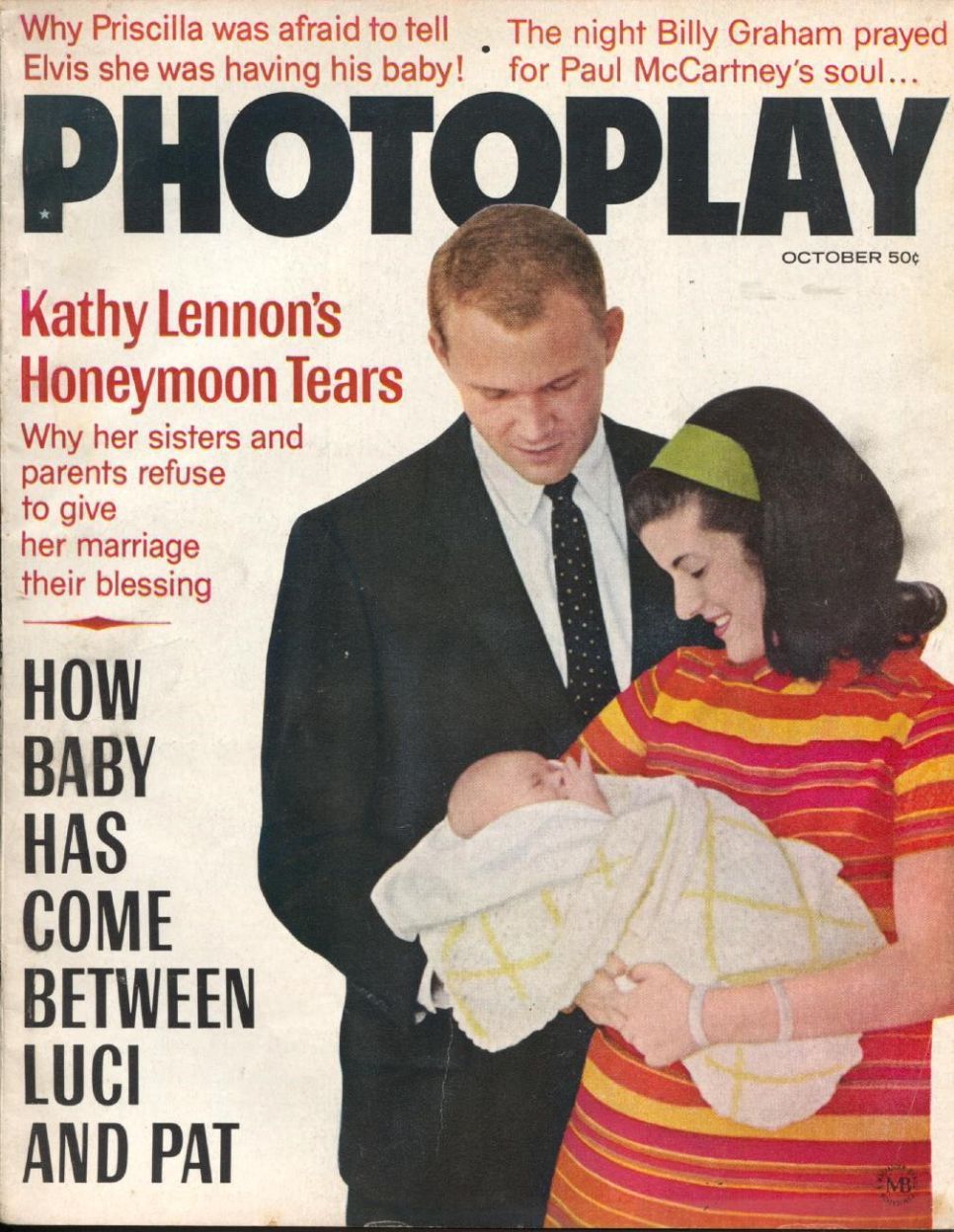 PHOTOPLAY magazine side cover Issue 677 October 1967