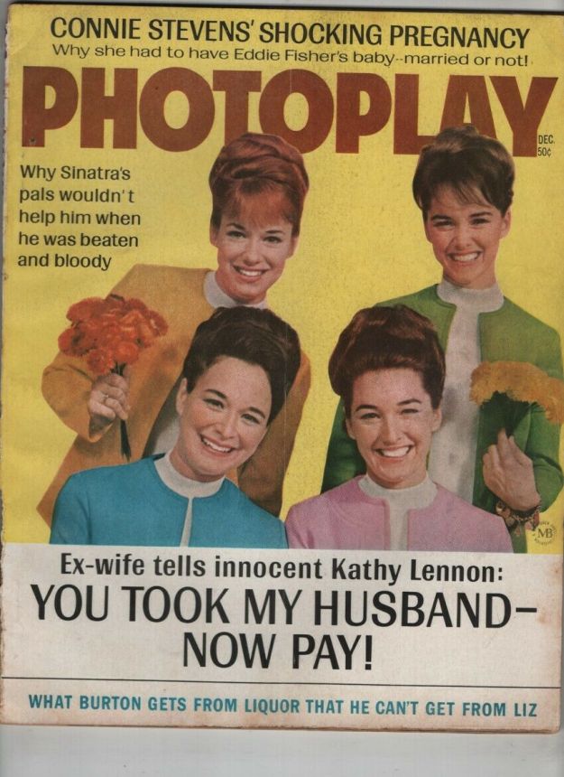 PHOTOPLAY magazine side cover Issue 679 December 1967