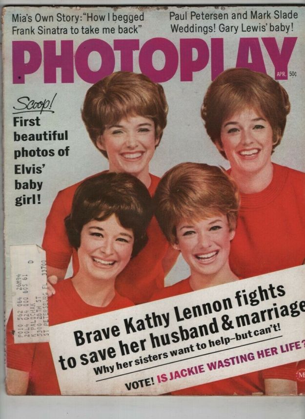 PHOTOPLAY magazine side cover Issue 683 April 1968