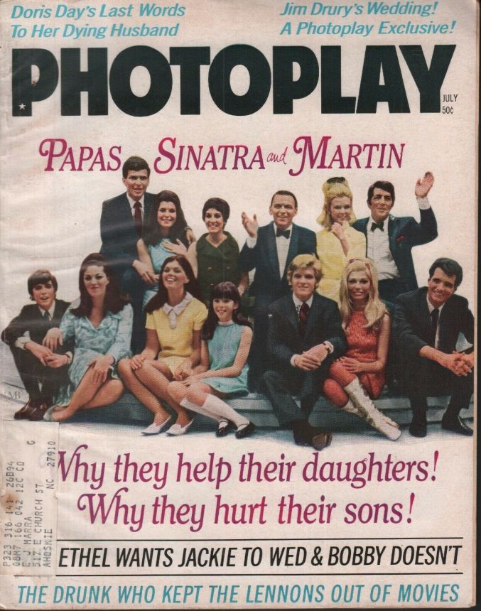 PHOTOPLAY magazine side cover Issue 686 July 1968