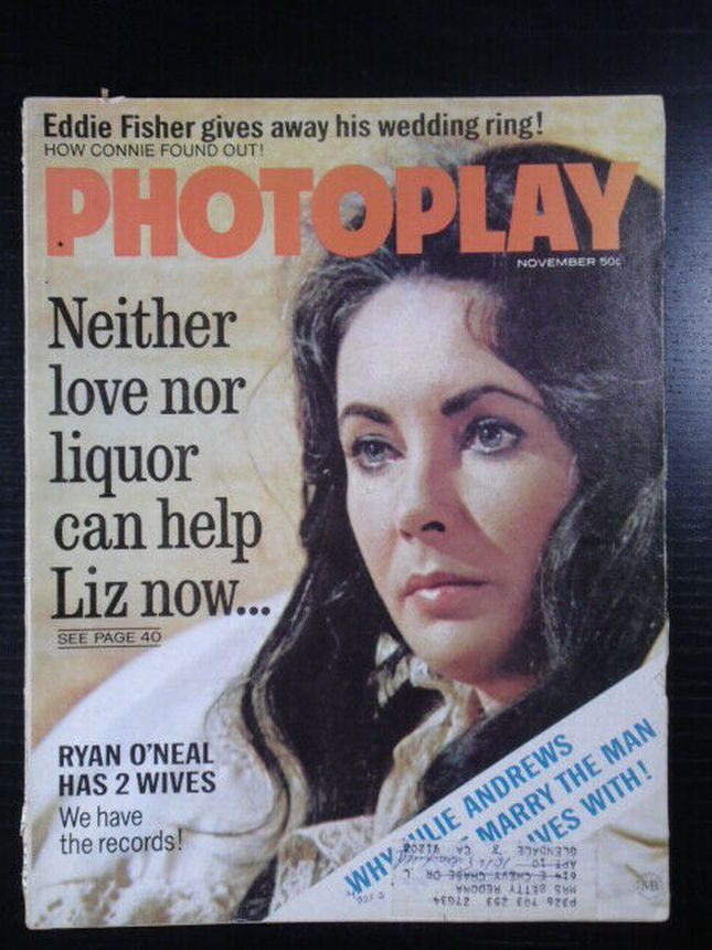 PHOTOPLAY magazine side cover Issue 690 November 1968