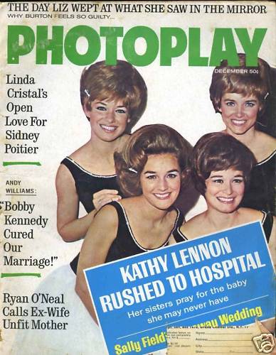 PHOTOPLAY magazine side cover Issue 691 December 1968