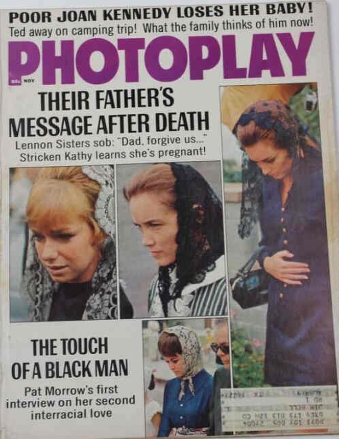 PHOTOPLAY magazine side cover Issue 702 November 1969