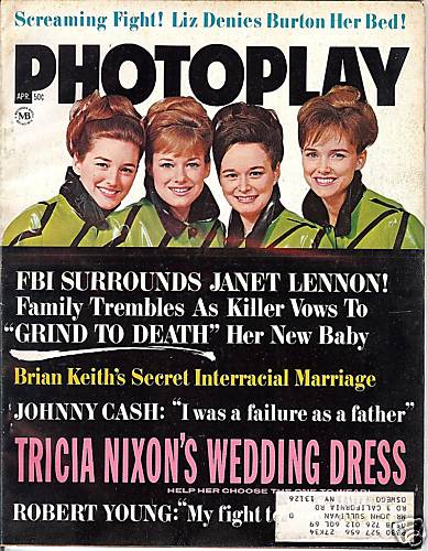 PHOTOPLAY magazine side cover Issue 707 April 1970