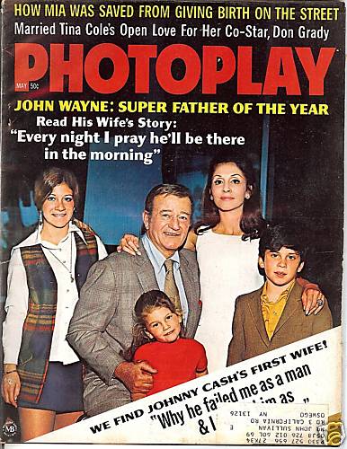 PHOTOPLAY magazine side cover Issue 708 May 1970