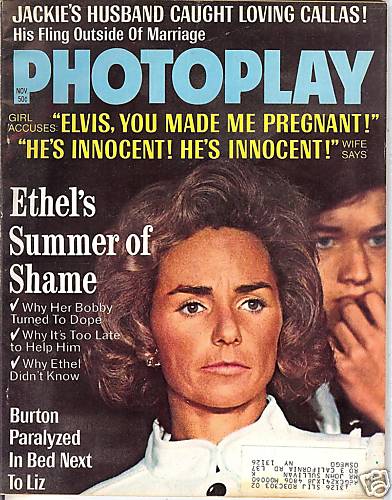 PHOTOPLAY magazine side cover Issue 714 November 1970