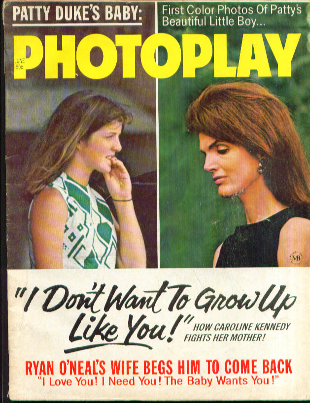 PHOTOPLAY magazine side cover Issue 721 June 1971