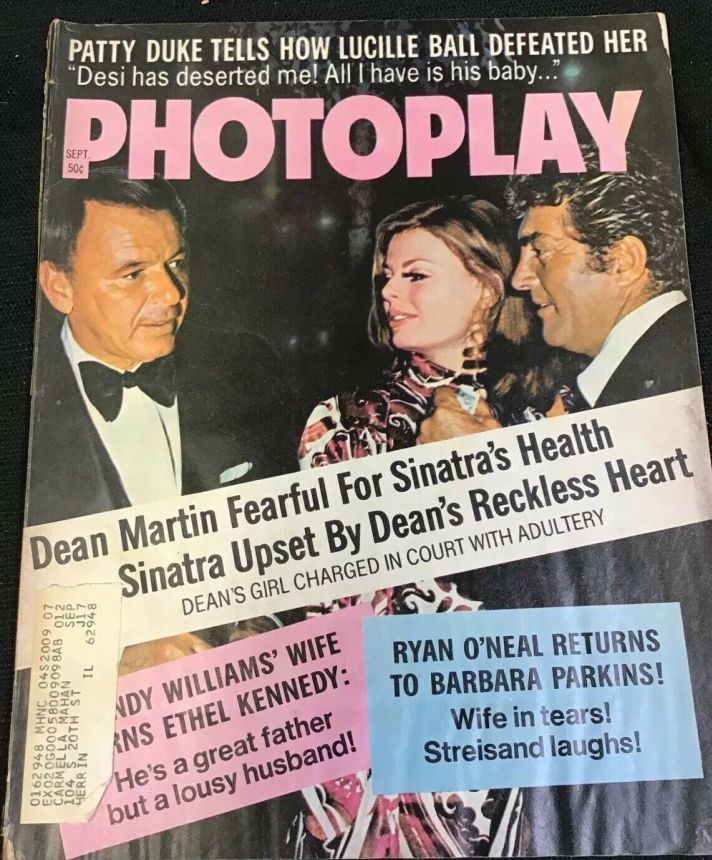 PHOTOPLAY magazine side cover Issue 724 September 1971
