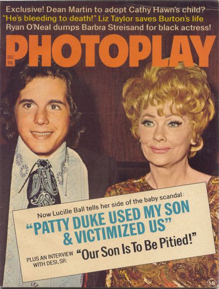 PHOTOPLAY magazine side cover Issue 727 December 1971