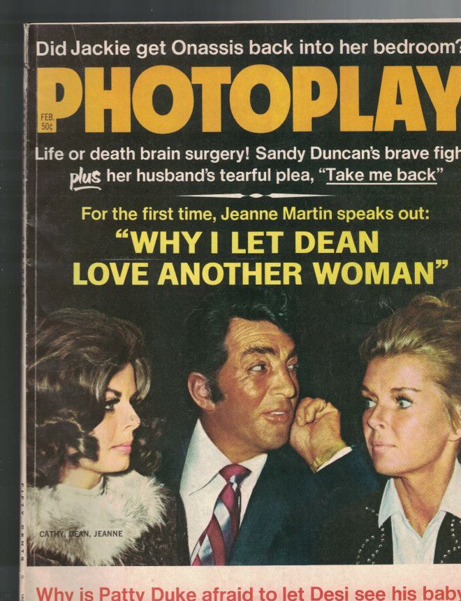 PHOTOPLAY magazine side cover Issue 729 February 1972