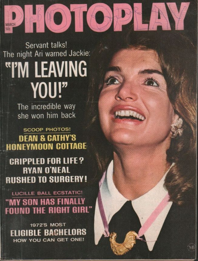 PHOTOPLAY magazine side cover Issue 730 March 1972