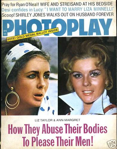 PHOTOPLAY magazine side cover Issue 731 April 1972