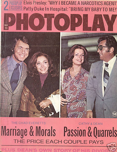 PHOTOPLAY magazine side cover Issue 732 May 1972
