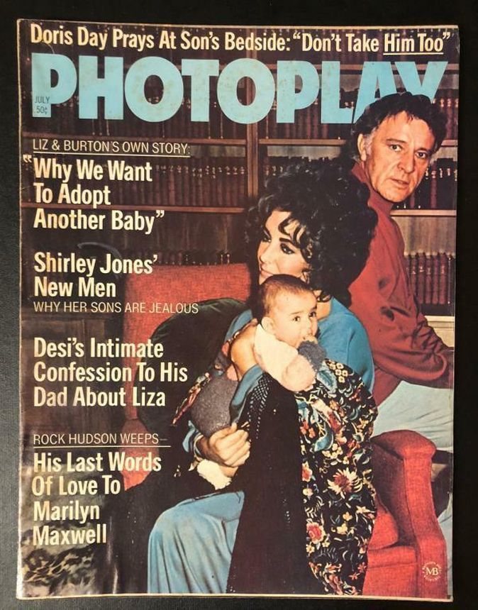 PHOTOPLAY magazine side cover Issue 734 July 1972