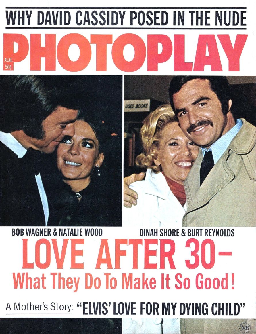 PHOTOPLAY magazine side cover Issue 735 August 1972