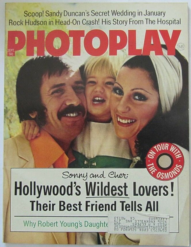 PHOTOPLAY magazine side cover Issue 736 September 1972