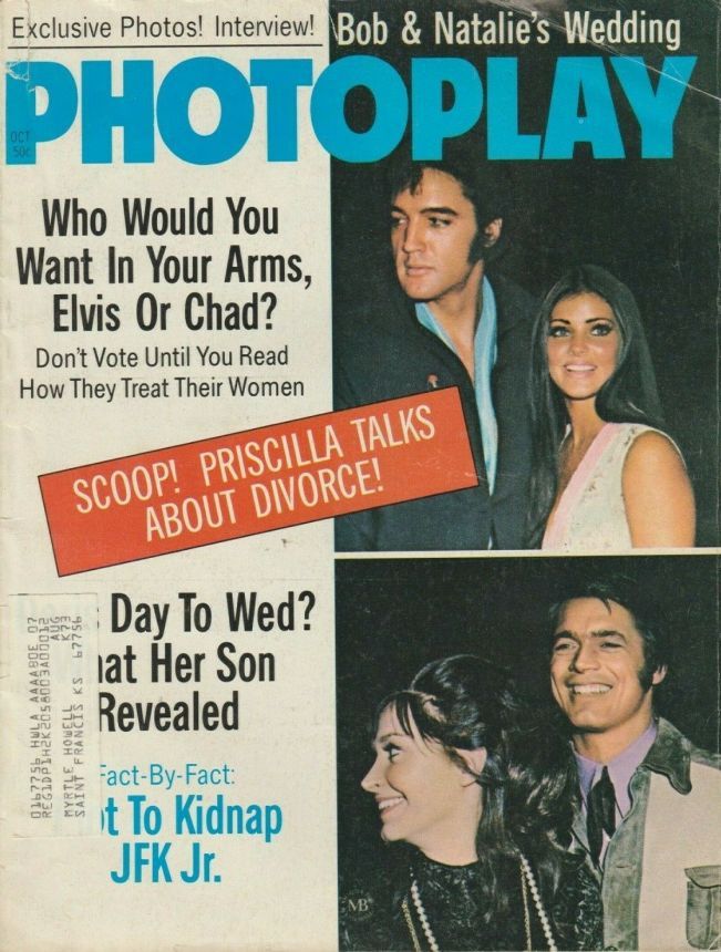 PHOTOPLAY magazine side cover Issue 737 October 1972