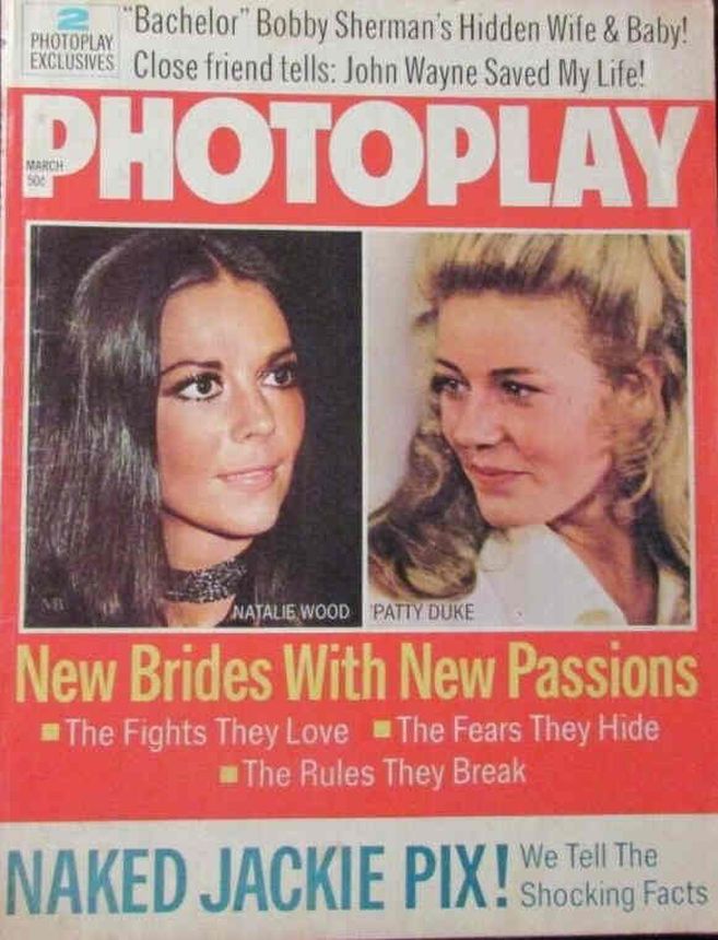 PHOTOPLAY magazine side cover Issue 742 March 1973