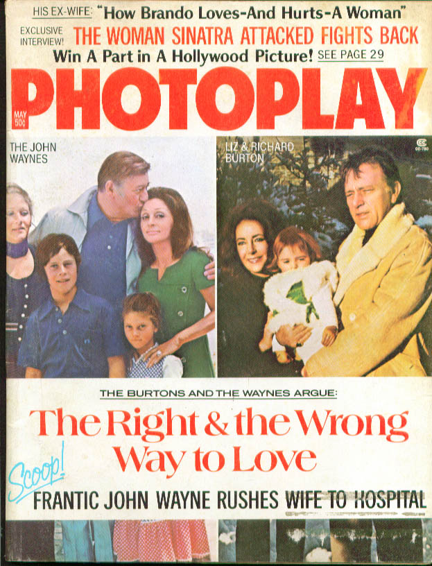 PHOTOPLAY magazine side cover Issue 744 May 1973