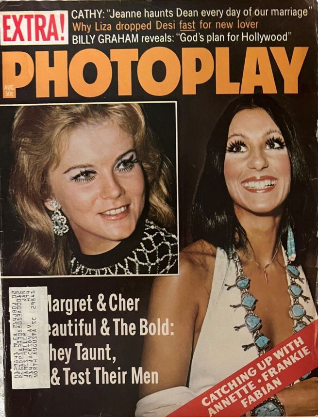 PHOTOPLAY magazine side cover Issue 747 August 1973