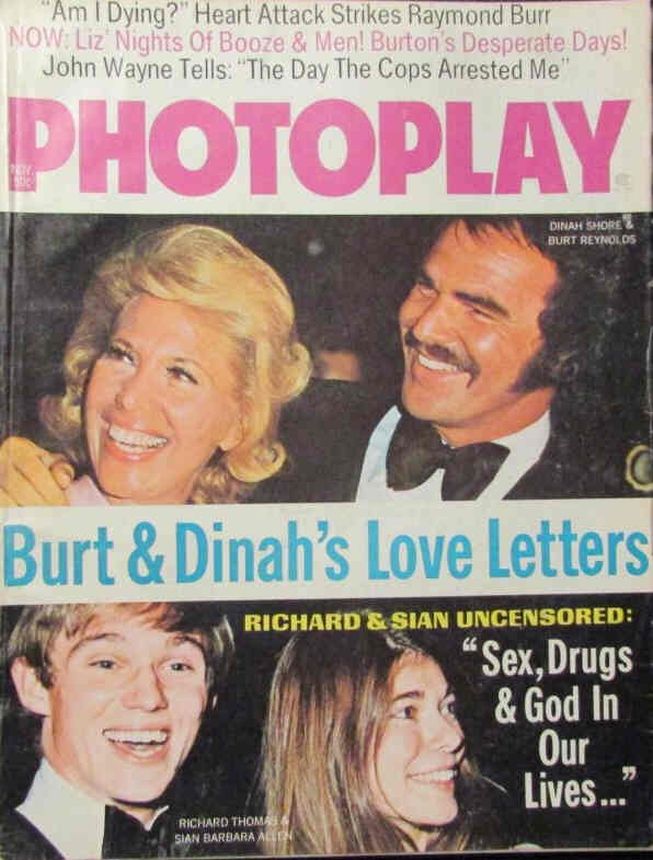 PHOTOPLAY magazine side cover Issue 750 November 1973