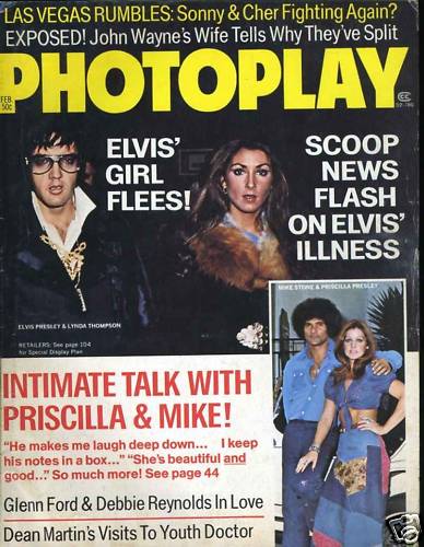 PHOTOPLAY magazine side cover Issue 753 February 1974