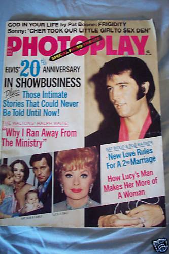 PHOTOPLAY magazine side cover Issue 762 November 1974