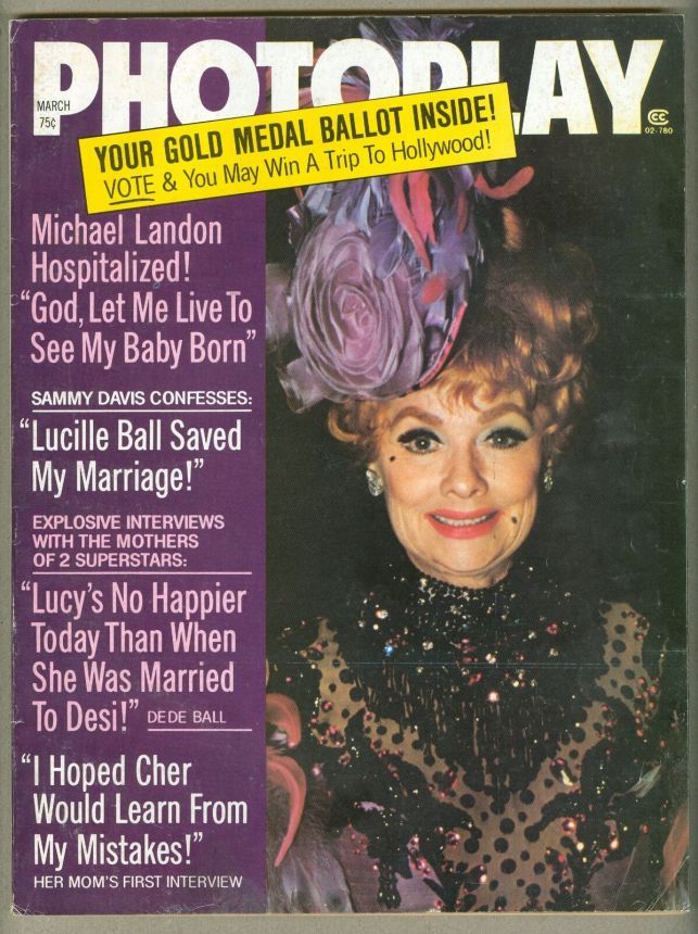 PHOTOPLAY magazine side cover Issue 766 March 1975
