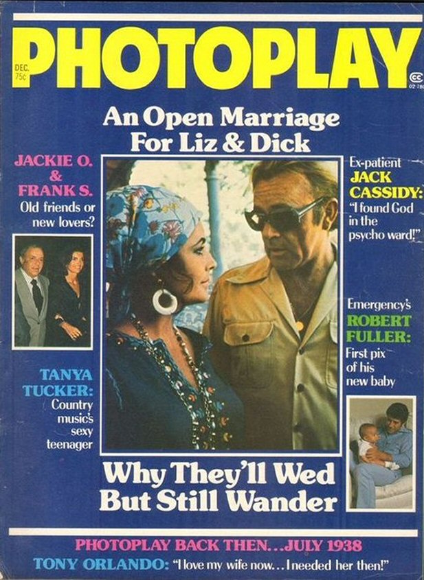 PHOTOPLAY magazine side cover Issue 775 December 1975