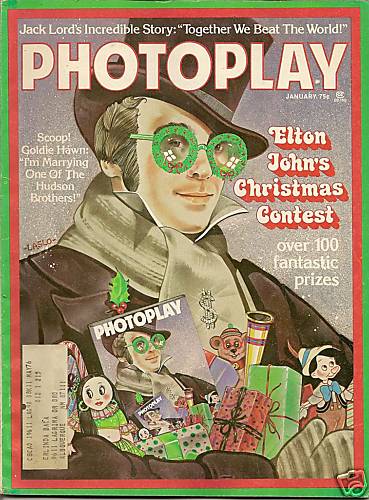 PHOTOPLAY magazine side cover Issue 776 January 1976