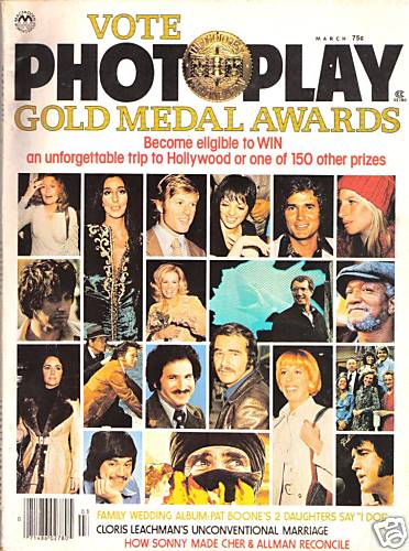 PHOTOPLAY magazine side cover Issue 778 March 1976