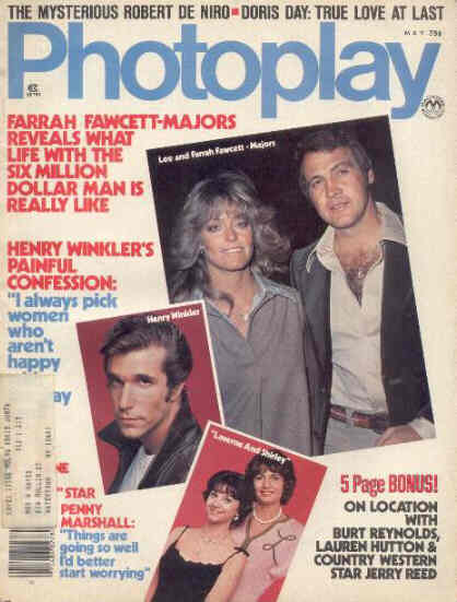 PHOTOPLAY magazine side cover Issue 780 May 1976
