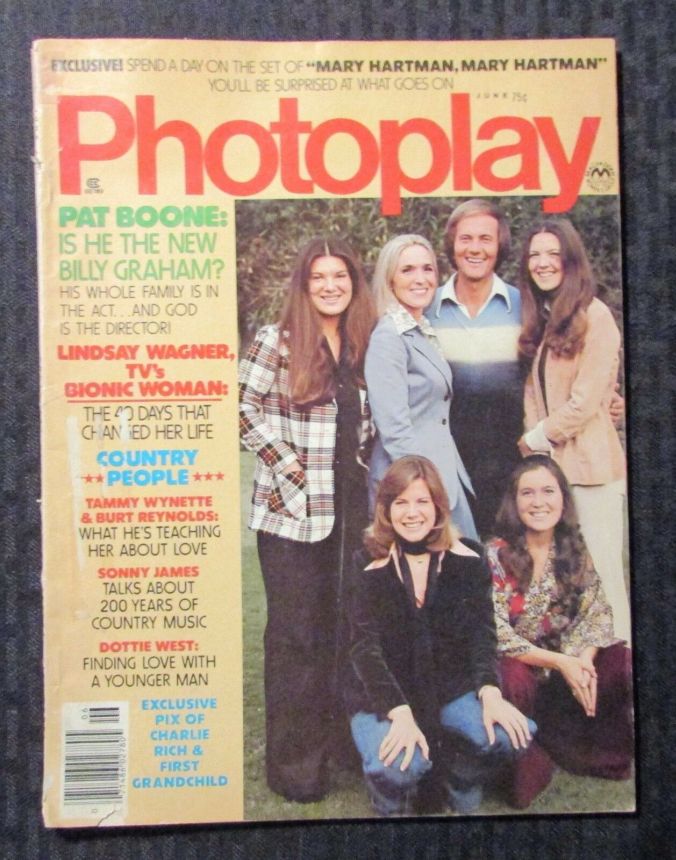 PHOTOPLAY magazine side cover Issue 781 June 1976
