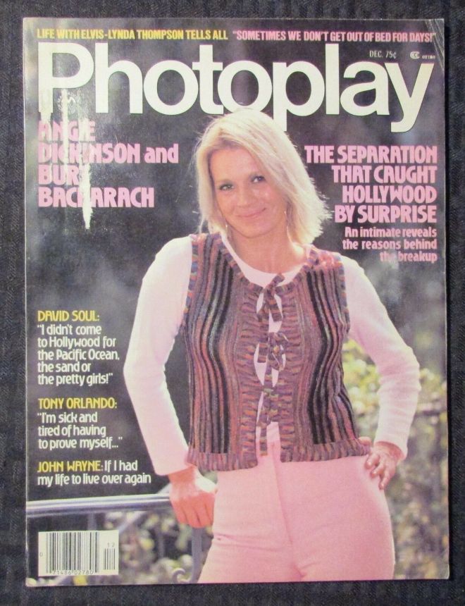 PHOTOPLAY magazine side cover Issue 787 December 1976