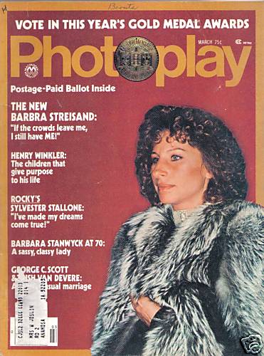 PHOTOPLAY magazine side cover Issue 790 March 1977