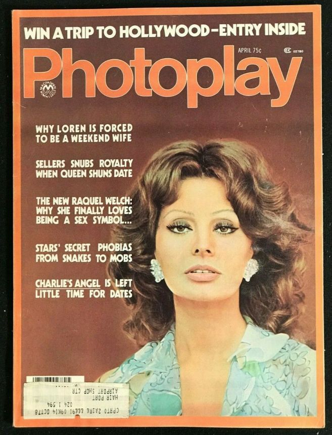PHOTOPLAY magazine side cover Issue 791 April 1977