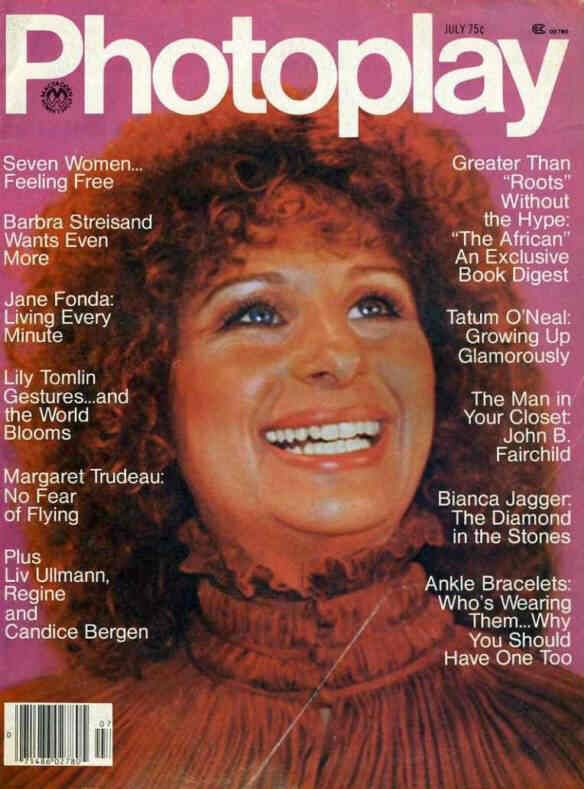 PHOTOPLAY magazine side cover Issue 794 July 1977